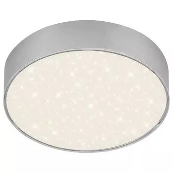 Светодиодный потолочный светильник Briloner Flame Star I, серебряный