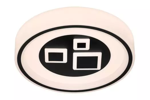 Светодиодный потолочный светильник Briloner Leuchten, BRICKS, включая пульт дистанционного управления, контроль цветовой температуры CCT, плавная регулировка яркости, функция памяти, функция ночного освещения, IP20, 38,5 x 8,7 см