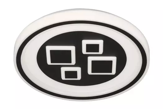 Светодиодный потолочный светильник Briloner Leuchten, BRICKS, включая пульт дистанционного управления, контроль цветовой температуры CCT, плавная регулировка яркости, функция памяти, функция ночного освещения, IP20, 49 x 8,7 см