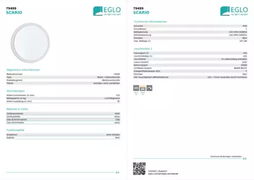 Светодиодный потолочный светильник Casaya