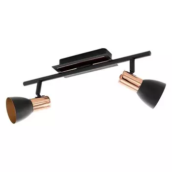 Светодиодный потолочный светильник Eglo Barnham цвет schwarz/kupfer