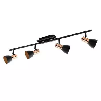 Светодиодный потолочный светильник Eglo Barnham цвет schwarz/kupfer