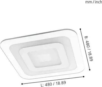 Светодиодный потолочный светильник EGLO, белый