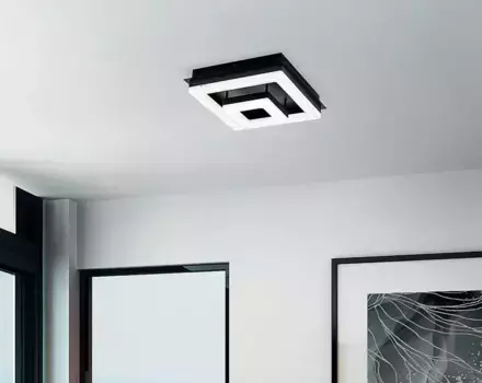 Светодиодный потолочный светильник EGLO, черный