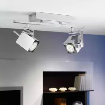 Светодиодный потолочный светильник Eglo Leuchten, серебряный