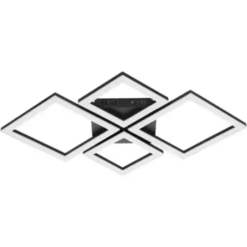 Светодиодный потолочный светильник EGLO «PARANDAY-Z», черный, из стали / со встроенным светодиодом - 42 Вт