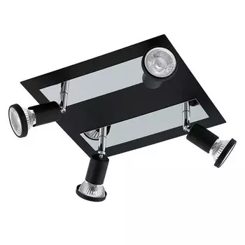 Светодиодный потолочный светильник Eglo Sarria II, черный