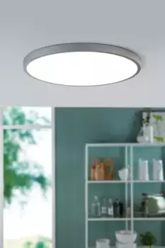 Светодиодный потолочный светильник EGLO, серебряный