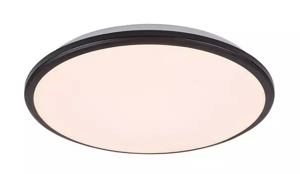 Светодиодный потолочный светильник ENGON пластик черный белый 24Вт 3000К Высота:6,7см 38см Rabalux