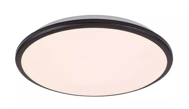 Светодиодный потолочный светильник ENGON пластик черный белый 18Вт 3000К Высота: 6см 27см Rabalux