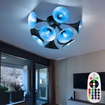 Светодиодный потолочный светильник Etc-shop, черный