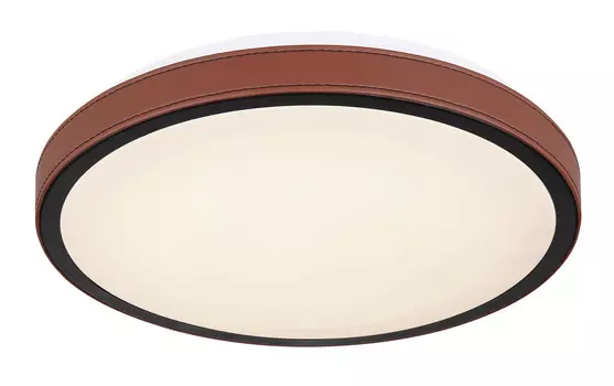 Светодиодный потолочный светильник Globo, 30x8 см, опал/черный/белый/темно-коричневый