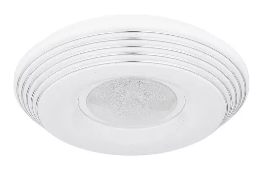 Светодиодный потолочный светильник Globo, 39x8,3 см, прозрачный/опал/белый/хром