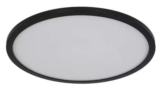 Светодиодный потолочный светильник Globo, 42x2,5 см, опал/черный/белый
