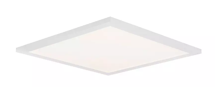 Светодиодный потолочный светильник Globo, 45x45x5 см, опал/белый