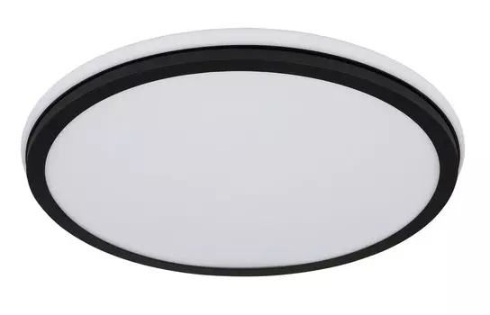 Светодиодный потолочный светильник Globo, 45x7 см, опал/черный