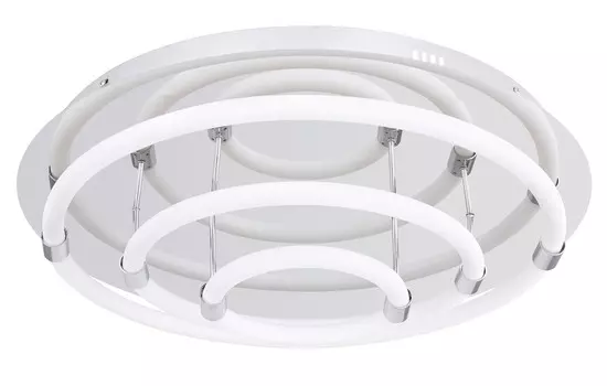 Светодиодный потолочный светильник Globo, 55x15 см, опал/белый