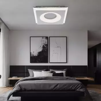 Светодиодный потолочный светильник Globo Lighting, серебряный