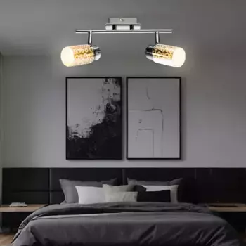 Светодиодный потолочный светильник Globo Lighting, серебряный