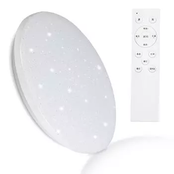 Светодиодный потолочный светильник Great Tour 24 Вт с эффектом звездного неба и регулировкой яркости для прихожей с дневным светом TolleTour