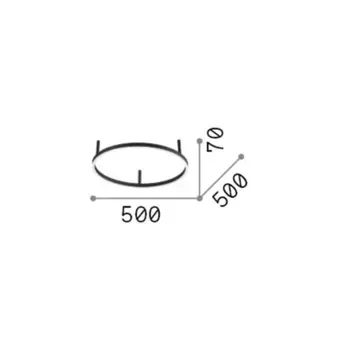 Светодиодный потолочный светильник IdealLux