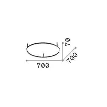 Светодиодный потолочный светильник IdealLux