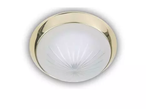 Светодиодный потолочный светильник из сатинового хрусталя, полированная латунь, коридорный светильник 25 см. Niermann Standby