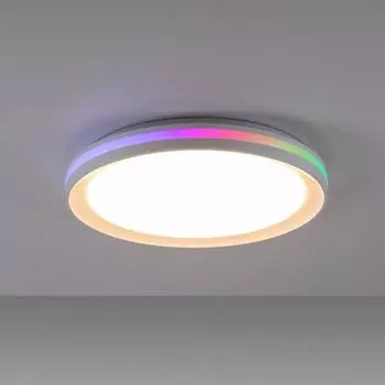 Светодиодный потолочный светильник Just Light Ribbon белого цвета 17 Вт 1750 лм [Бывшее в употреблении - приемлемо], белый