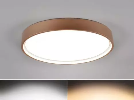 Светодиодный потолочный светильник Кофейный матовый, 45см TRIO