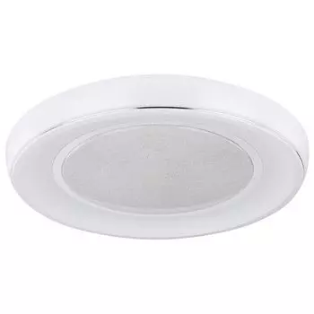 Светодиодный потолочный светильник, кристаллы, регулировка яркости, пульт дистанционного управления etc-shop, белый