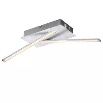 Светодиодный потолочный светильник, кристаллы, серебристый металлик, L 48 см Globo Lighting, серебро