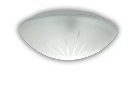 Светодиодный потолочный светильник, круглый настенный светильник, сатинированное стекло, кухонная лампа 25 см. Niermann Standby