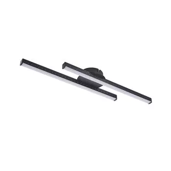 Светодиодный потолочный светильник Lindby 'Aurendor' черного цвета из алюминия, черный