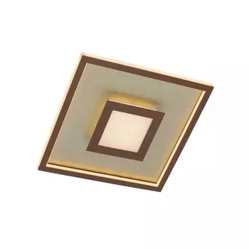 Светодиодный потолочный светильник Lindby 'Pekela' из золота/латуни из алюминия