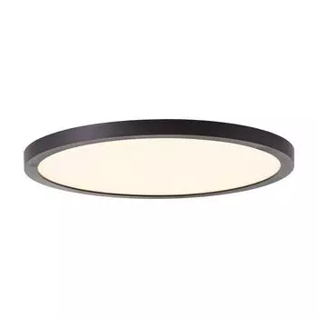 Светодиодный потолочный светильник Lindby 'Pravin' черного цвета из пластика, черный