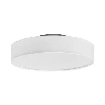 Светодиодный потолочный светильник Lindby "Saira" белого цвета из текстиля, белый