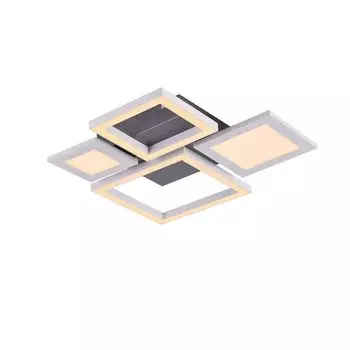 Светодиодный потолочный светильник Lucande 'Narumi' белого цвета из металла