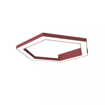 Светодиодный потолочный светильник Lumicom, 1,6x3x40 см, красный