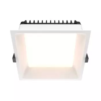 Светодиодный потолочный светильник Maytoni Zen белого цвета из алюминия, 3000К, энергосбережение 24Вт, дизайн для кухни, спальни, гостиной, столовой, прихожей Maytoni GmbH, белый