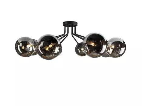 Светодиодный потолочный светильник MeineWunschleuchte Bubble Schwarz Rauchglas цвет schwarz-rauchschwarz