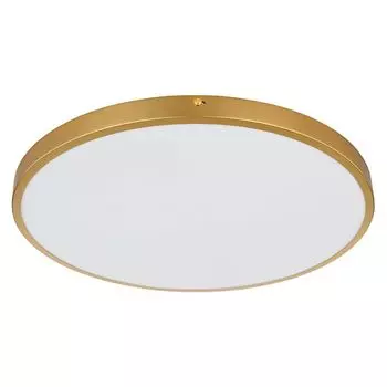 Светодиодный потолочный светильник, металл, латунь, угол света, D 45 см Globo Lighting, золото