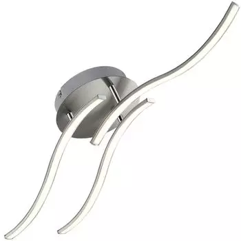 Светодиодный потолочный светильник Monzana, теплый белый, поворотный, для гостиной, спальни, кухни, прихожей, потолочный светильник, потолочный светильник, светильник для гостиной, светильник для спальни, вариант: современный с 3 лампочками, сер...