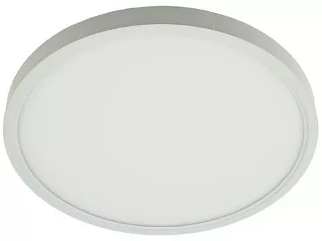 Светодиодный потолочный светильник накладного монтажа, круглый, 30 см, 24 Вт, 230 В, 1940 лм, ультратонкий, высота 24 мм, 4200 К, нейтральный белый Chilitec