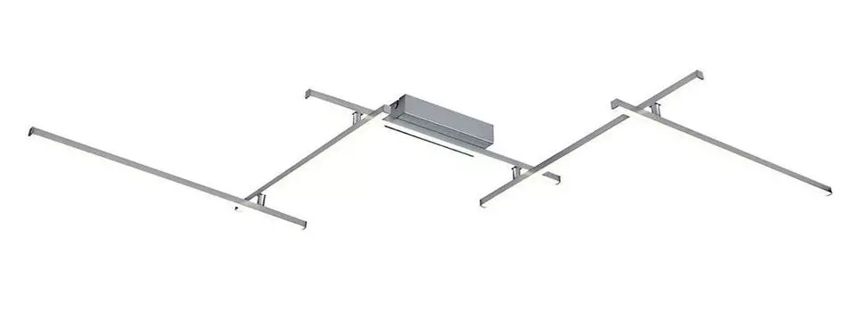 Светодиодный потолочный светильник NEGAN металл серебристый пластик белый 40Вт 4000К Д:178см В:11,5см Rabalux