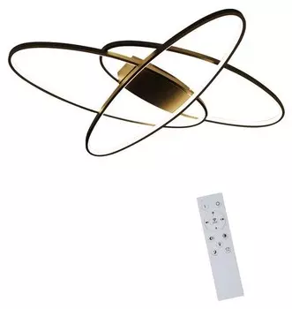 Светодиодный потолочный светильник Nettlife Brigitte, черный