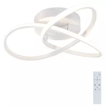 Светодиодный потолочный светильник Nettlife Mbius, белый