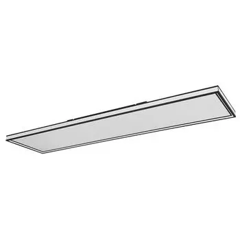 Светодиодный потолочный светильник, ночник, таймер, CCT, опал, L 120см Globo Lighting, черный