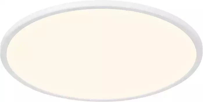 Светодиодный потолочный светильник Nordlux "OJA", 1 лампочка, источник света Светодиодный модуль | Прочно встроенный светодиод, изменение цвета, вкл. светодиодный модуль, вкл 42 см, Высота: 2 см, белый