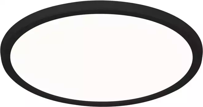 Светодиодный потолочный светильник Nordlux "Oja 29 IP20 3000/4000K", 1 лампочка, источник света Светодиодный модуль | Светодиод прочно интегрирован 29,4 см, Высота: 2,3 см, черный