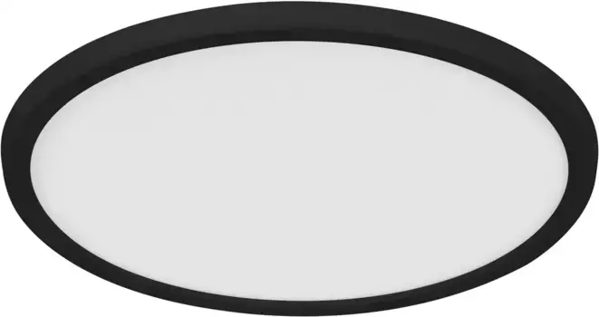 Светодиодный потолочный светильник Nordlux "Oja Step-Dim", регулировка яркости с помощью 3-ступенчатого Moodmaker с помощью настенного выключателя, тонкий Высота: 2,30 см., черный